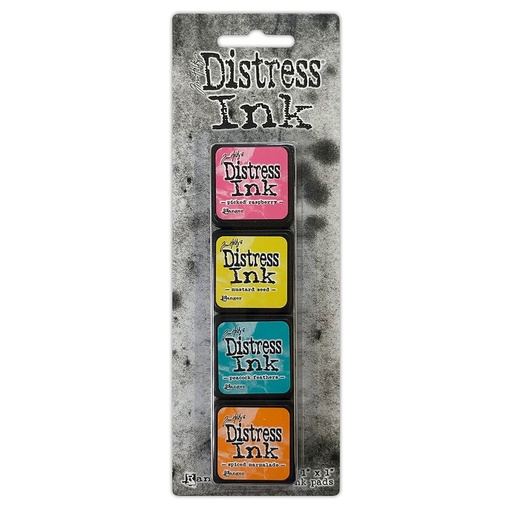 Tim Holtz Distress Mini Ink Pads 4/Pkg - Kit 1