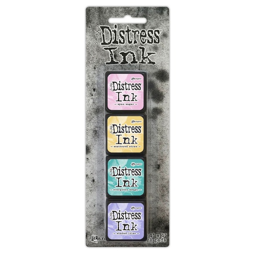 Tim Holtz Distress Mini Ink Pads 4/Pkg - Kit 4
