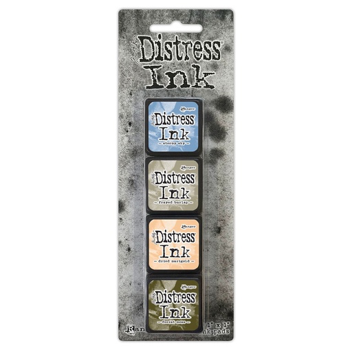 Tim Holtz Distress Mini Ink Pads 4/Pkg - Kit 9