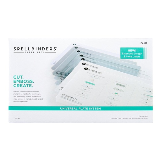 Spellbinders Universal Plate System 7/Pkg
