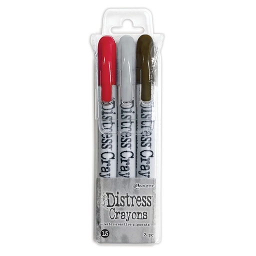 Tim Holtz Distress Crayon Set 3/Pkg - Set 15