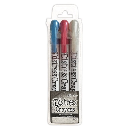 Tim Holtz Distress Crayon Set  3/Pkg - Holiday Set 5
