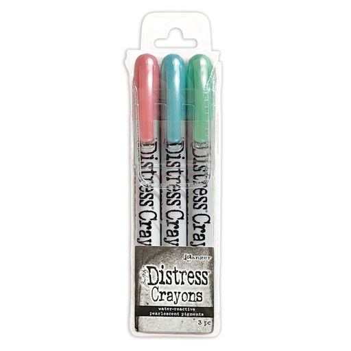 Tim Holtz Distress Crayon Set  3/Pkg - Holiday Set 6