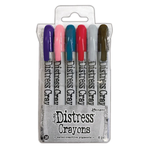 Tim Holtz Distress Crayon Set 6/Pkg - Set 16