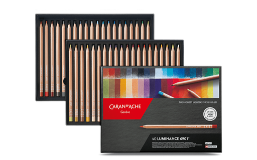 Caran d'Ache Luminance Kleurpotlood 6901 - Assort. 40 colours