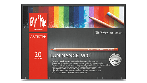 Caran d'Ache Luminance Kleurpotlood   6901 - Portrait Assort. 20 colours zonder nieuwe 719, 748, 741 en 066