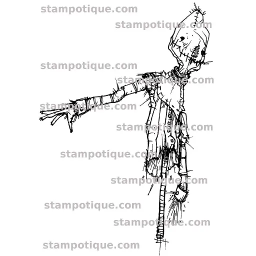 Stampotique Wood Stamp - 6245 Take My Hand