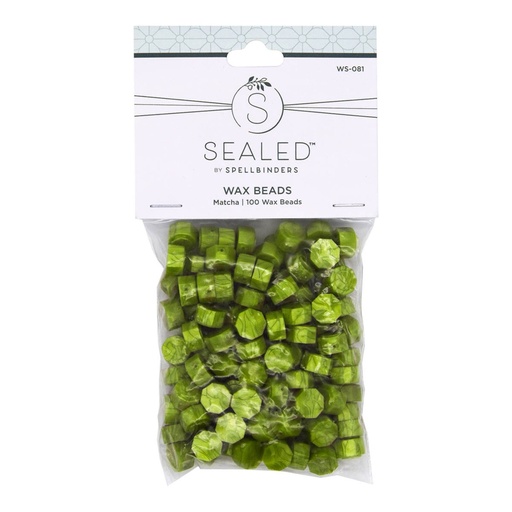 Spellbinders Wax Beads 100/Pkg - 081 Matcha