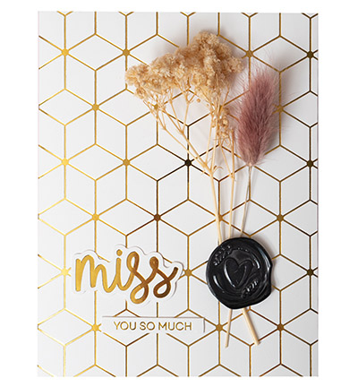 Studio Light Wax Stamp with Handle Peach heart Essentials Tools nr. 09