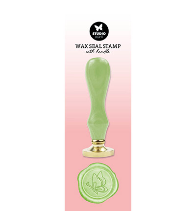 Studio Light Wax Stamp with Handle Green butterÔ¨Çy Essentials Tools nr. 10