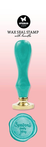 Studio Light Wax Stamp with Handle Turquoise Speciaal voor jou Essentials Tools nr.11