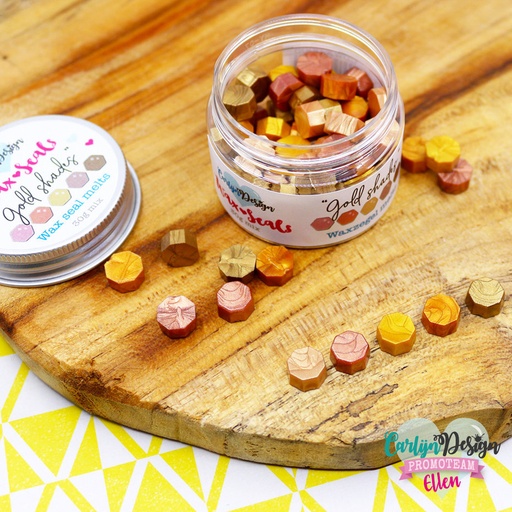 CarlijnDesign Wax Seal Melts 30gr - Gold Shades