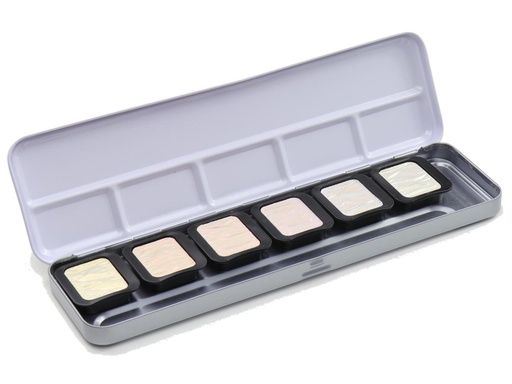 Finetec Parelmoer Aquarelverf 6/Pkg - Pixie Dust Iridescent