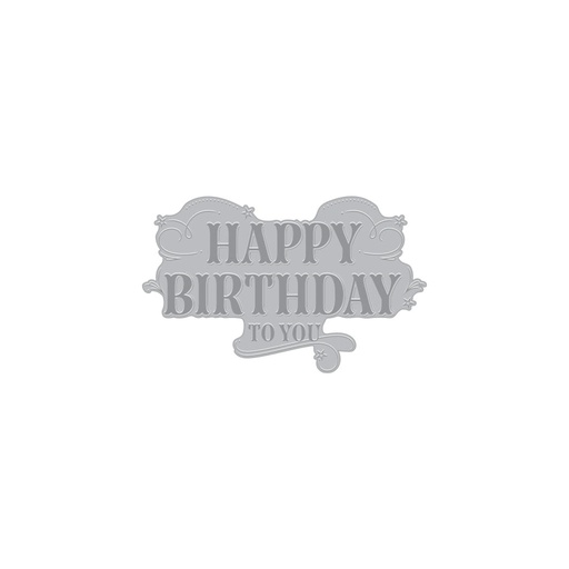 Hero Arts BetterPress + Foil Plate - HP105 Happy Birthday