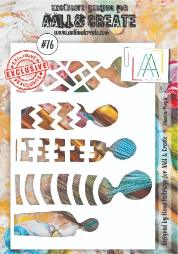 AALL & Create Stencil A5 By Fiona Paltridge - #76 Shadow People