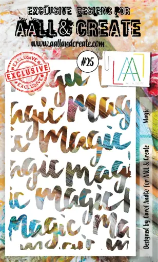 AALL & Create Stencil A6 By Carol AndCo - #25 Magic