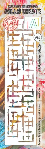 AALL & Create Border Stencil By Aida Domisiewicz - 60 Meant to be
