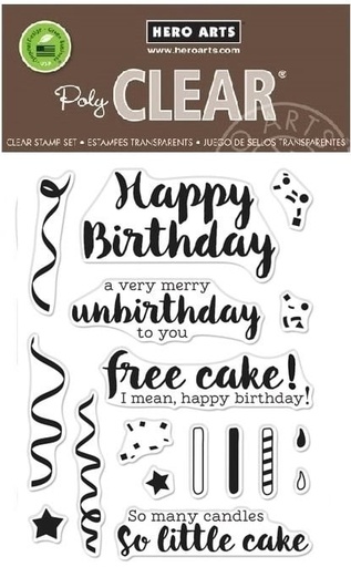 Hero Arts Clear Stamps 3x4" - CM321 Greetings Cheeky Birthday