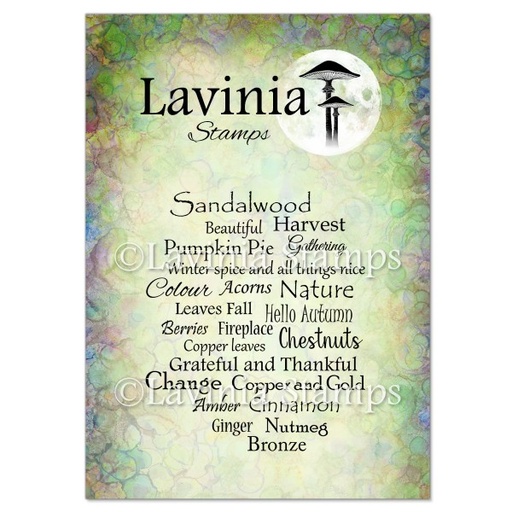 Lavinia Clear Stamps - LAV762 Winter Spice Stamp