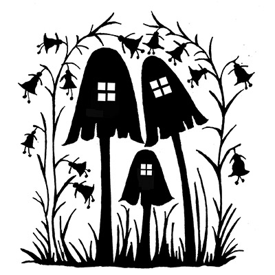 Lavinia Clear Stamps - LAV044 Mushrooms