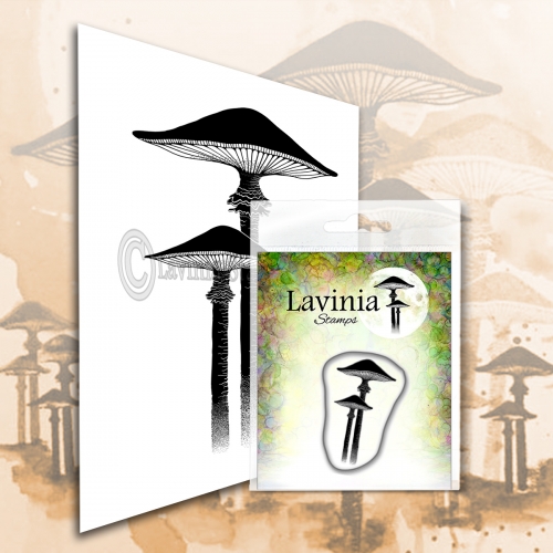 Lavinia Clear Stamps - LAV561 Meadow Mushroom Miniature