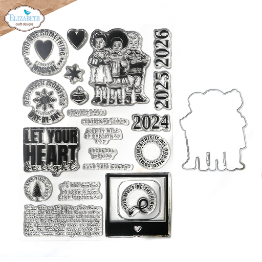 Elizabeth Craft Designs  Clear Stamps and Dies Winter Bliss - CSD381 Magical Moments