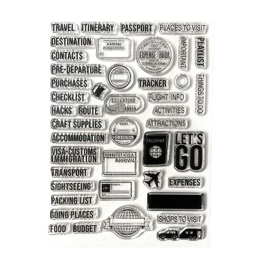 Elizabeth Craft Designs Clear Stamps Once in a Lifetime - CS409 Travel Journal