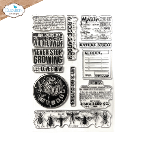Elizabeth Craft Designs Clear Stamps - CS419 Wildflower