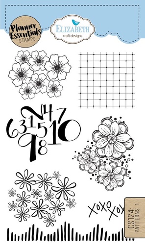 Elizabeth Craft Designs Clear Stamps - Patterns 1