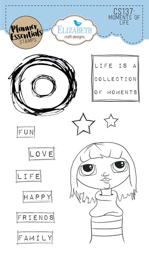 Elizabeth Craft Designs Clear Stamps - CS137 Moments of Life