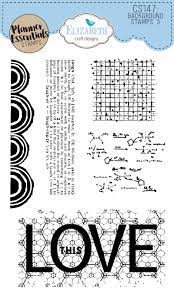 Elizabeth Craft Designs Clear Stamps - Background Stamps 3