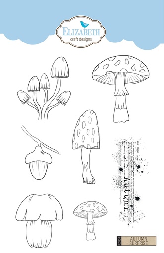 Elizabeth Craft Designs Clear Stamps - Autumn Surprise