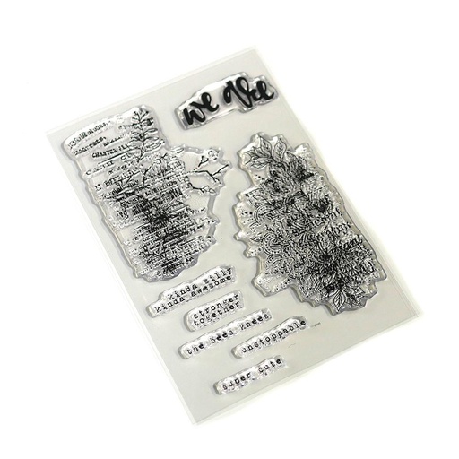Elizabeth Craft Designs Clear Stamps - Words & Layers