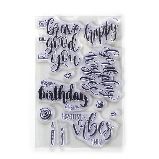 Elizabeth Craft Designs Clear Stamps - CS175 Birthday