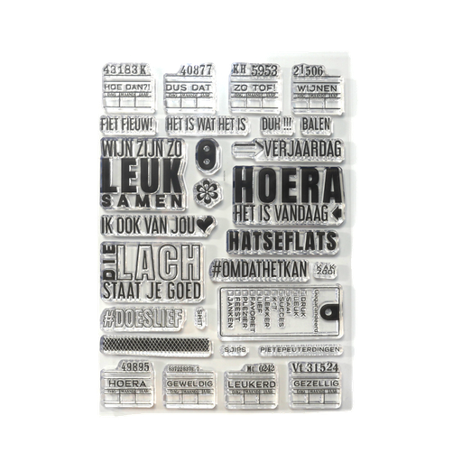 Elizabeth Craft Designs Clear Stamps - CS289 Ik ook van jou