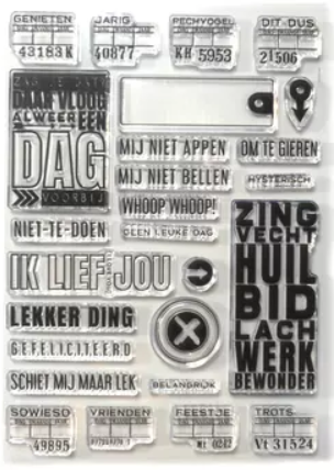 Elizabeth Craft Designs Clear Stamps - CS290 Mij niet bellen