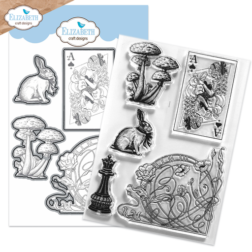 Elizabeth Craft Designs Stamp and Die Set Fables and Fairytales Collection -  DS02 Rabbit Hole