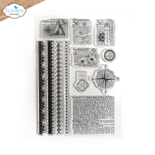 Elizabeth Craft Designs Clear Stamps This Lovely Life - CS352 Travel & Postage