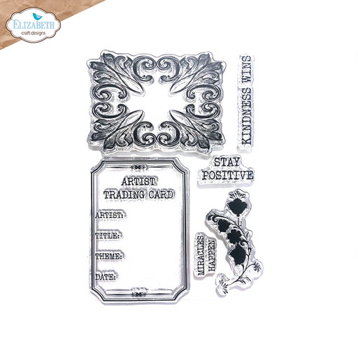 Elizabeth Craft Designs Clear Stamps A6 Remember Moments - CS362 Classic ATC Stamps