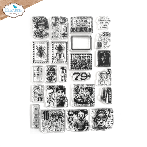 Elizabeth Craft Designs Clear Stamps A6  La Dolce Vita - CS372 Postage Stamps 1