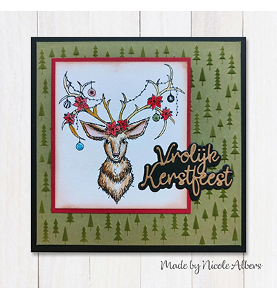 Nellie's Choice 3D Embossing Folder - EF3D076 Christmas Trees