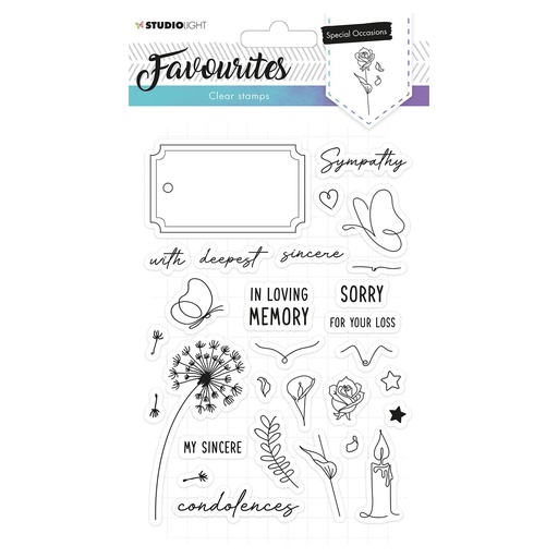 Studio Light Clear Stamps A5 - Favourites nr. 487