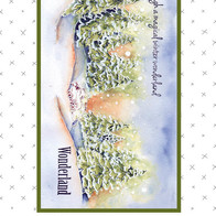 Studio Light Clear Stamps Christmas Essentials - SL-ES-STAMP242 Slimline Snow Forest