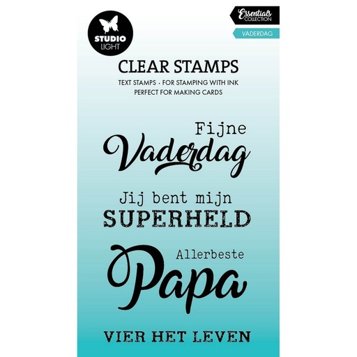 Studio Light Clear Stamps Essentials - Vaderdag