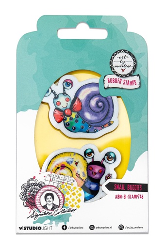 Studio Light Art By Marlene Clear Stamps Signature Collection - Snail Buddies