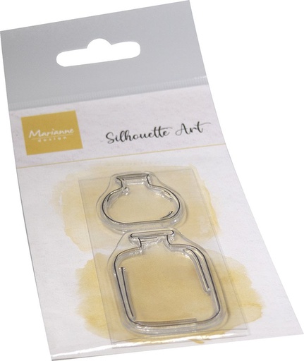 Marianne Design Clear Stamps Silhouette Art - CS1121 Vases
