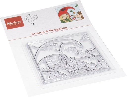 Marianne Design Clear Stamps - Hetty's Gnome & Hedgehog