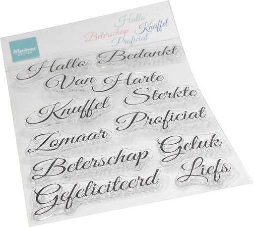 Marianne Design Clear Stamps - Elegante Wensen