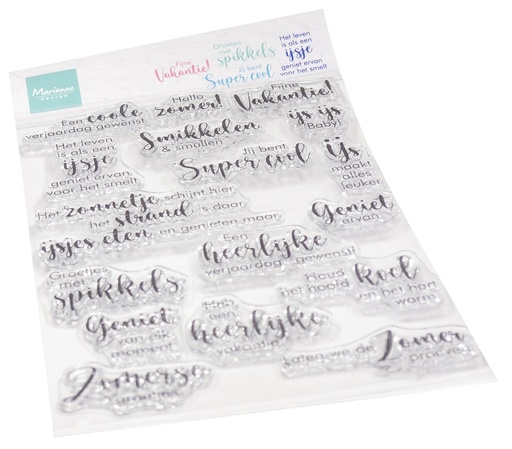 Marianne Design Clear Stamps - Zomer & Ijs