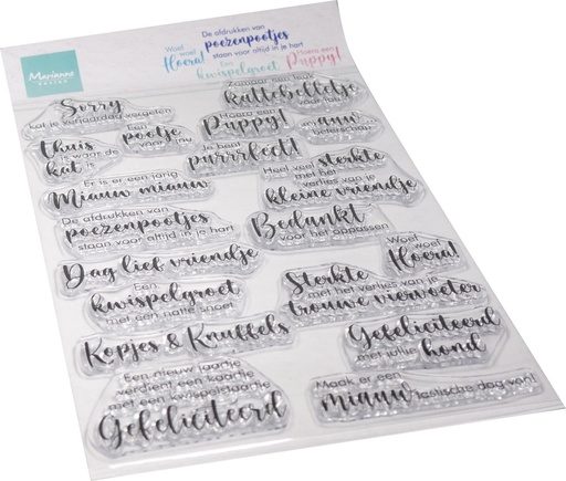 Marianne Design Clear Stamps - Kopjes & Pootjes